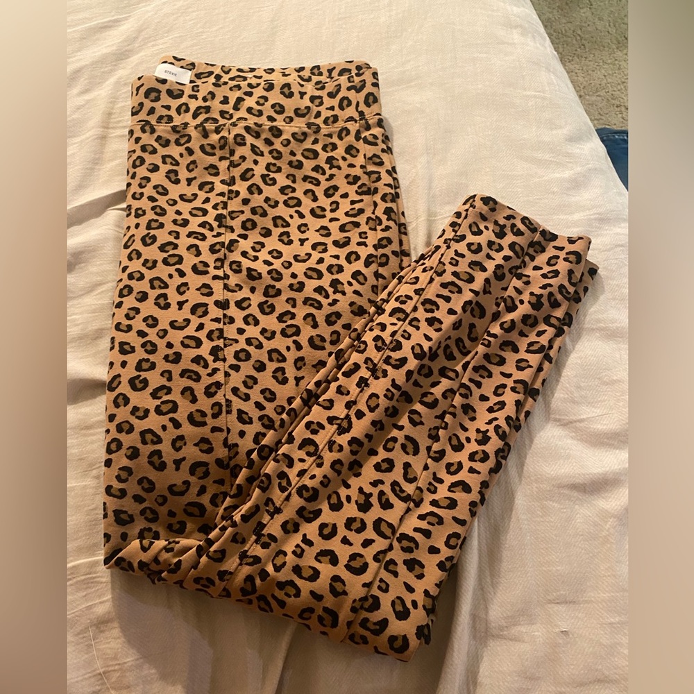 Cheetah old navy Stevie slack leggings
